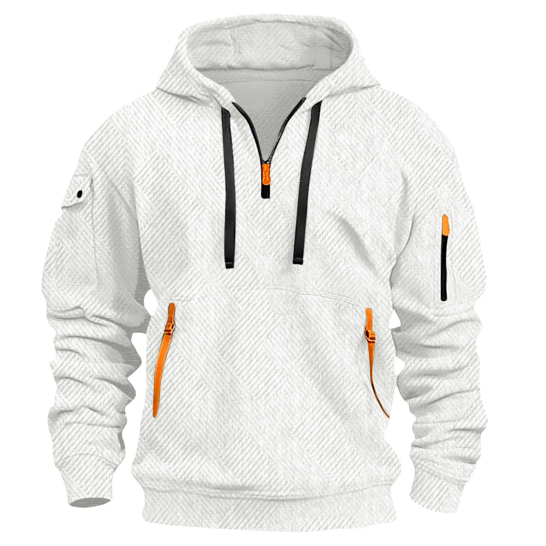 Men's hoodie with practical zip pockets and innovative structure design Lisslune