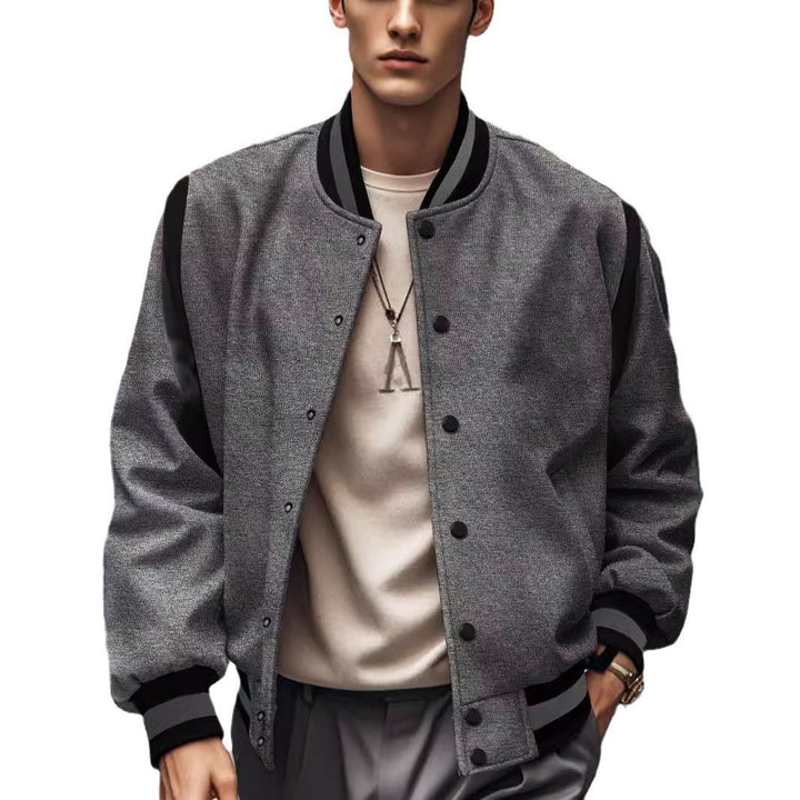 Men's bomber jacket with contrasting sleeves Lisslune
