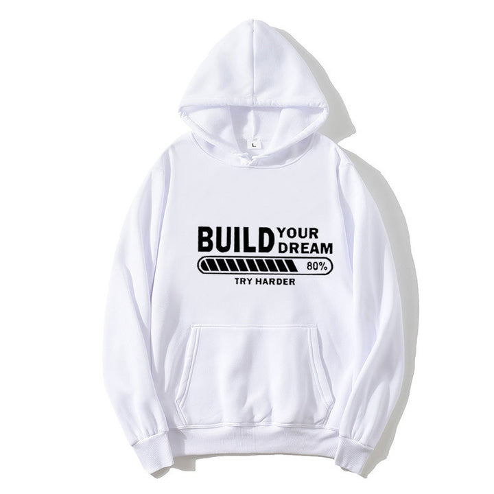 Women's hoodie with modern lettering and comfortable fit Lisslune