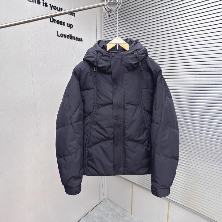 Men's Insulated Winter Jacket with Practical Hood Design Lisslune