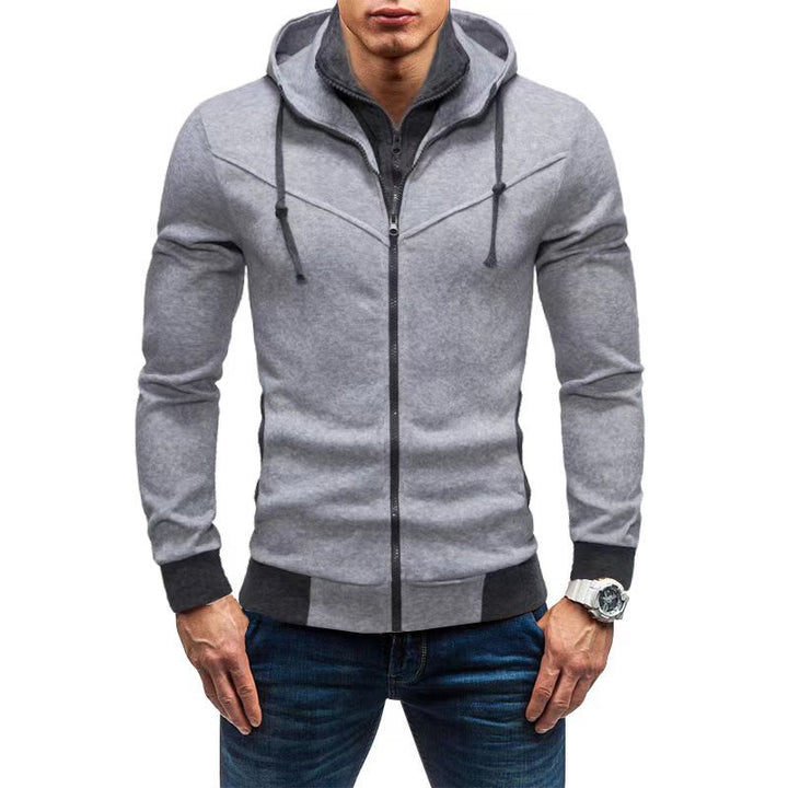 Men's fleece hoodie with stylish design and practical pockets Lisslune