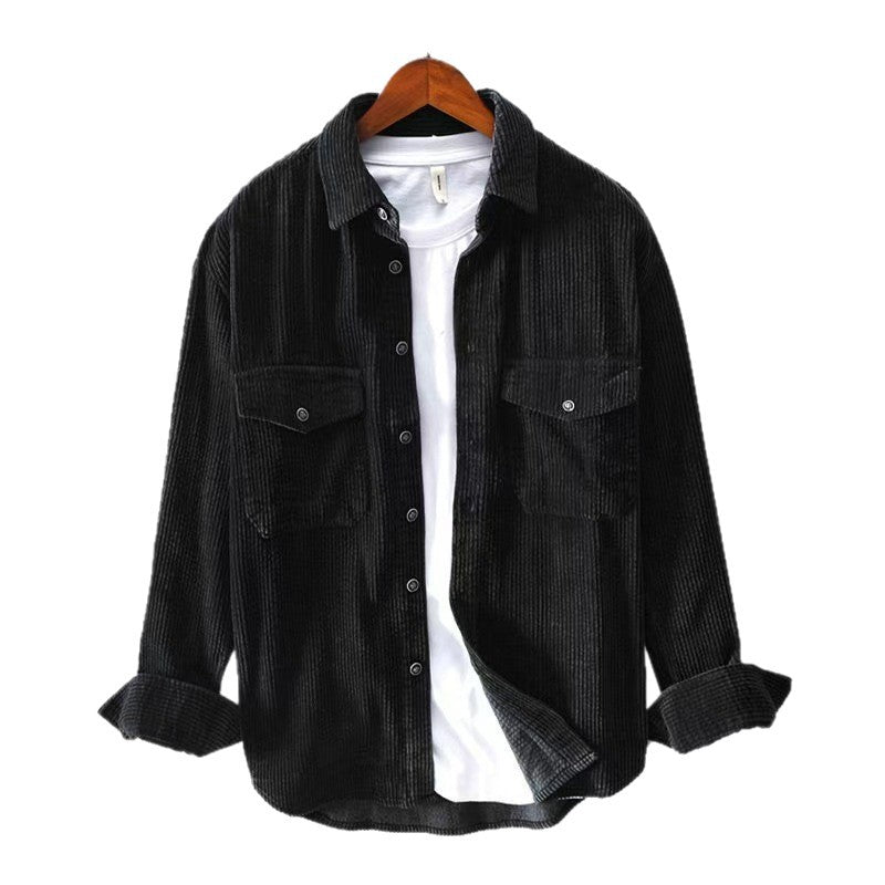Men's checked flannel shirt with practical chest pockets Lisslune
