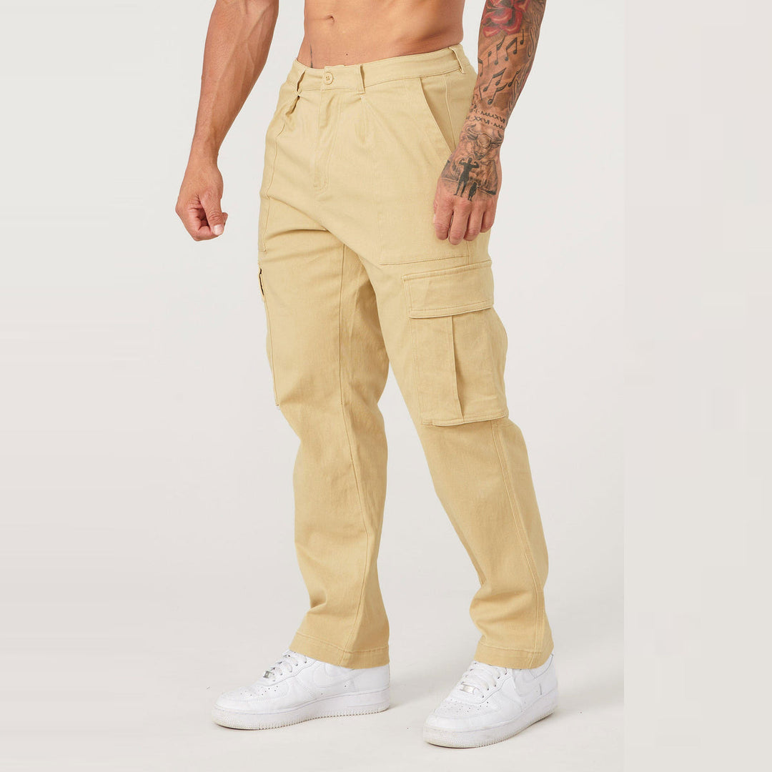 Men's cargo pants with functional pockets and comfortable fit Lisslune