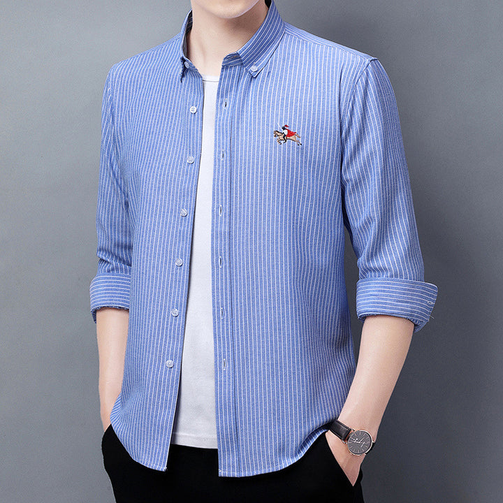 Men's classic long sleeve shirt Lisslune