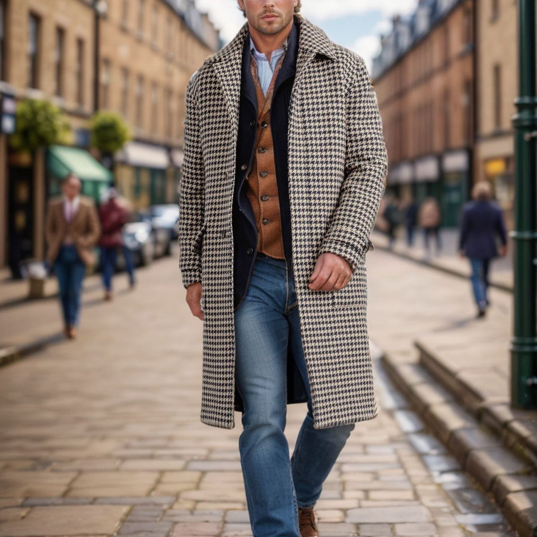 Men's classic wool coat Lisslune