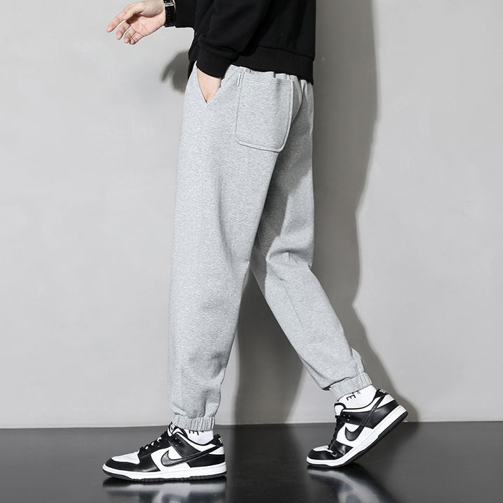 Men's casual sweatpants with elastic waistband and side pockets Lisslune