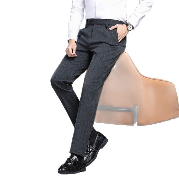 Men's elegant suit trousers with a slim fit and side pockets Lisslune