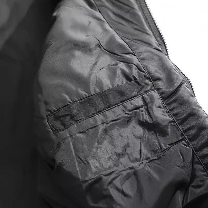 Men's biker jacket with practical pockets and breathable properties Lisslune