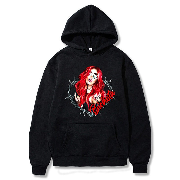 Women’s hoodie with artistic graphic print and cozy fit Lisslune