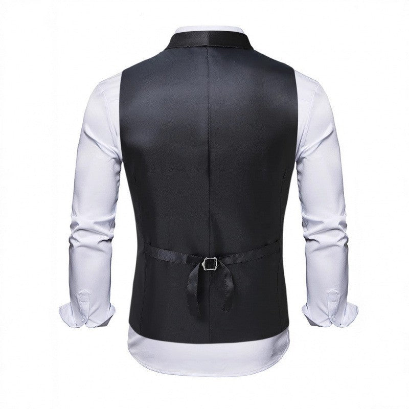 Men's elegant vest with luxurious paisley pattern Lisslune