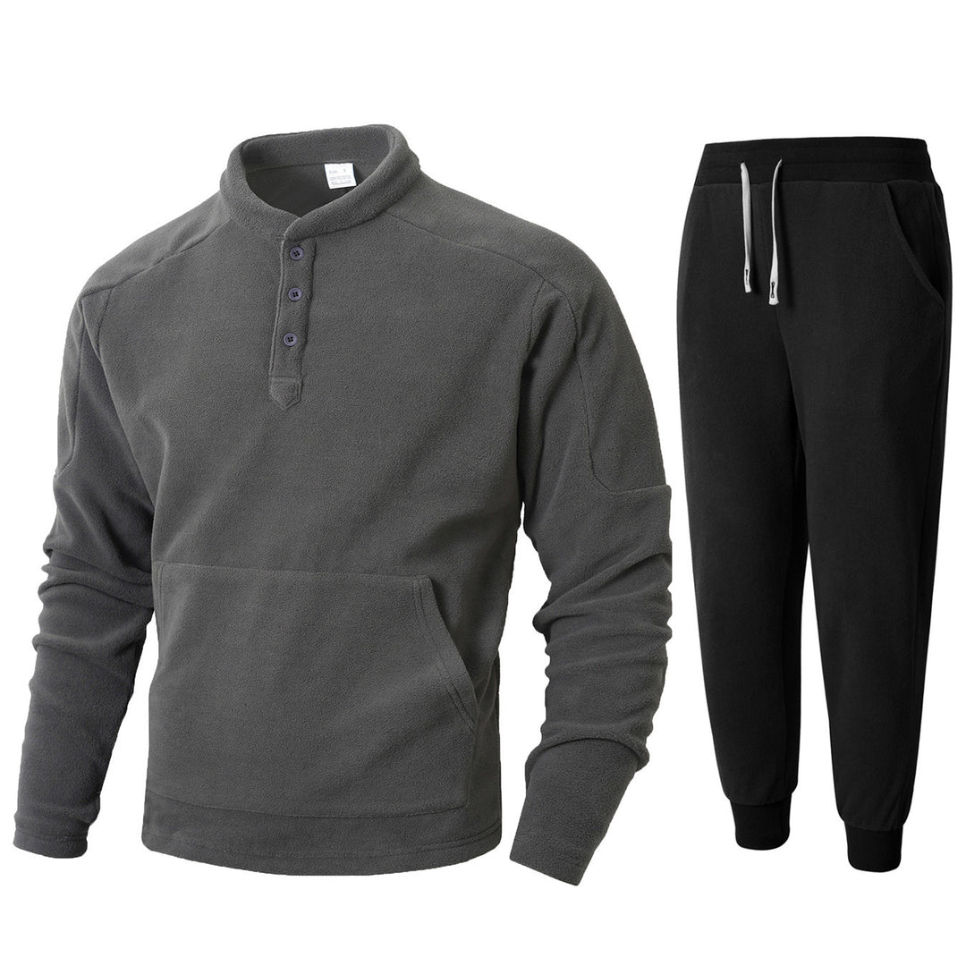 Men's Fleece Leisure Suit Lisslune