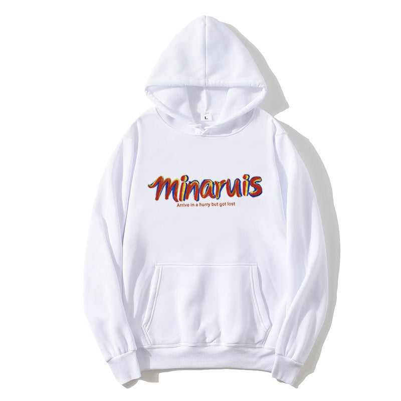 Women's hoodie with colorful lettering Lisslune