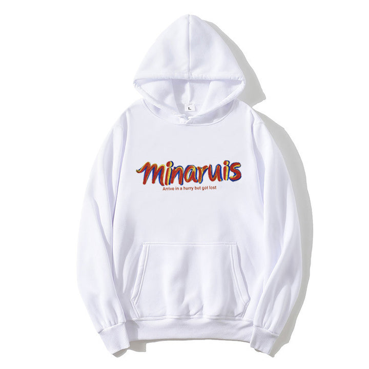 Women's hoodie with colorful lettering Lisslune