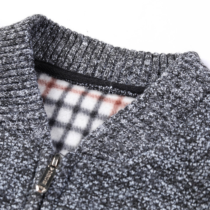 Men's sporty knitted cardigan with modern design Lisslune