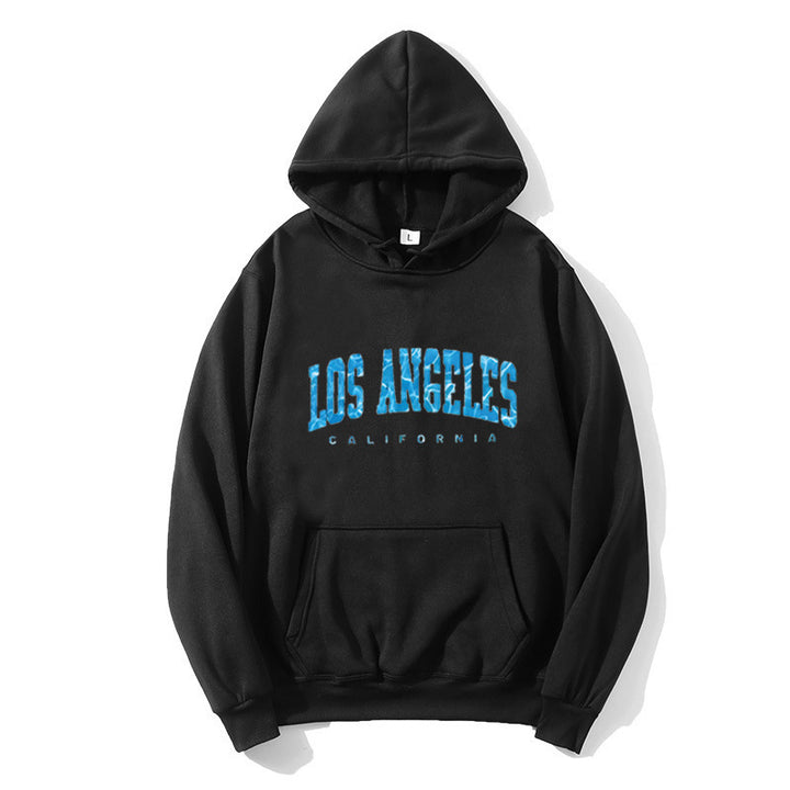 Women's hoodie with striking Los Angeles lettering Lisslune
