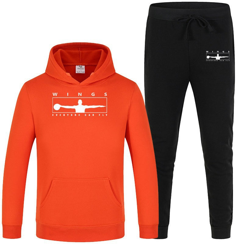 Women's jogging suit with modern logo and comfortable kangaroo pockets Lisslune