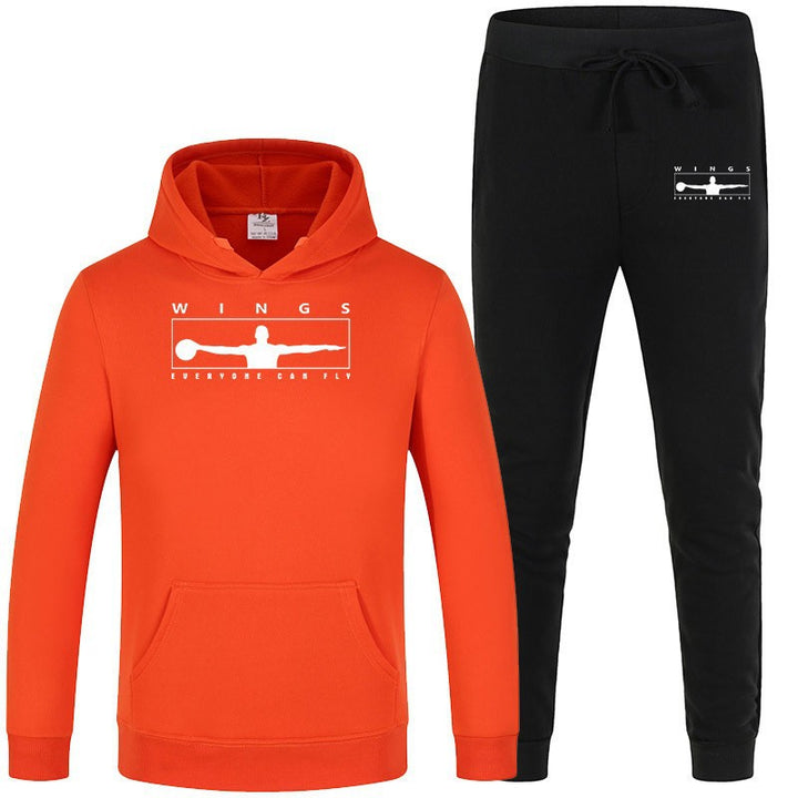Women's jogging suit with modern logo and comfortable kangaroo pockets Lisslune