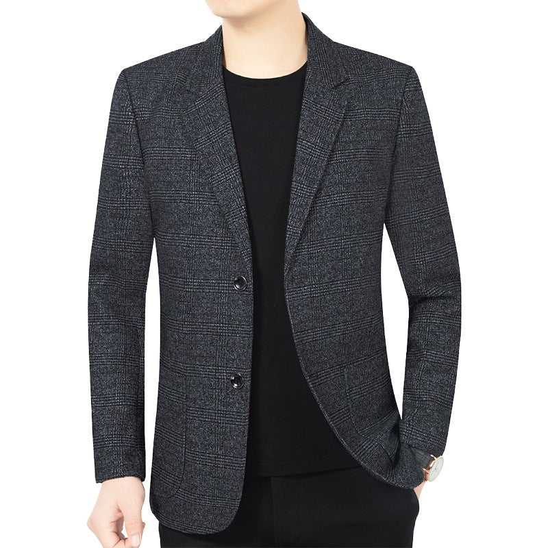 Men's Blazer Jacket Elegant made of checkered fabric Lisslune