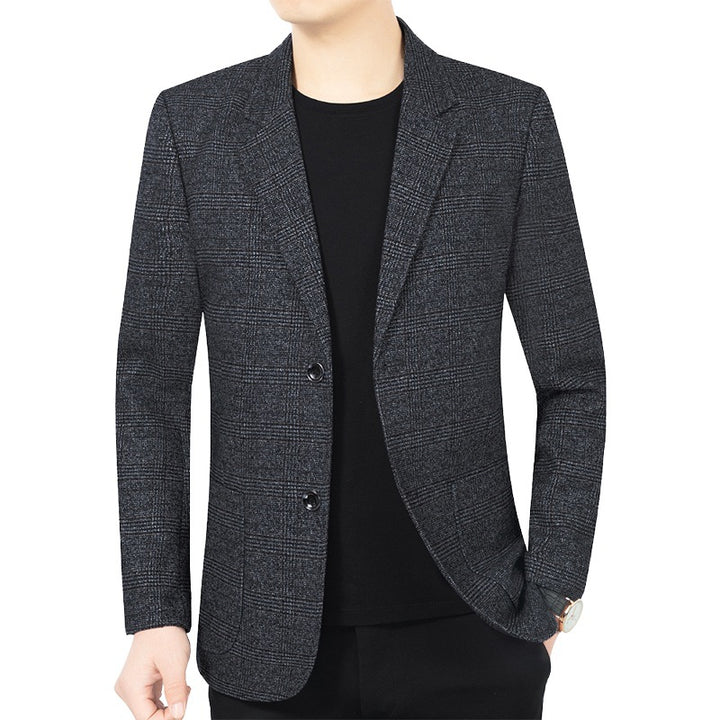 Men's Blazer Jacket Elegant made of checkered fabric Lisslune