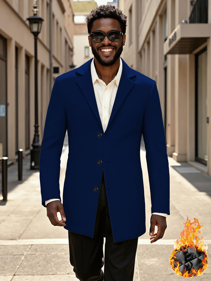 Men's elegant and stylish long coat Lisslune