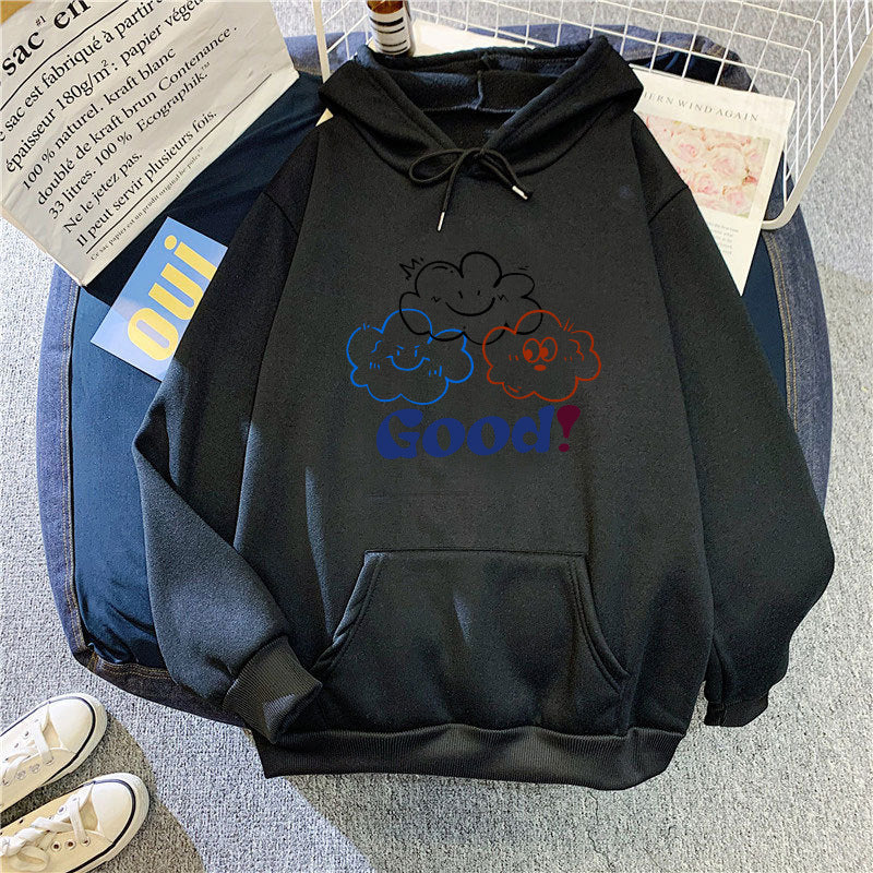 Women's hoodie with playful cloud design Lisslune