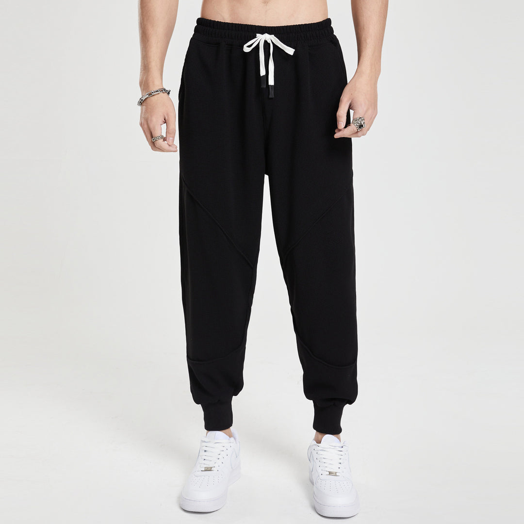 Men's sporty sweatpants with quilted design Lisslune