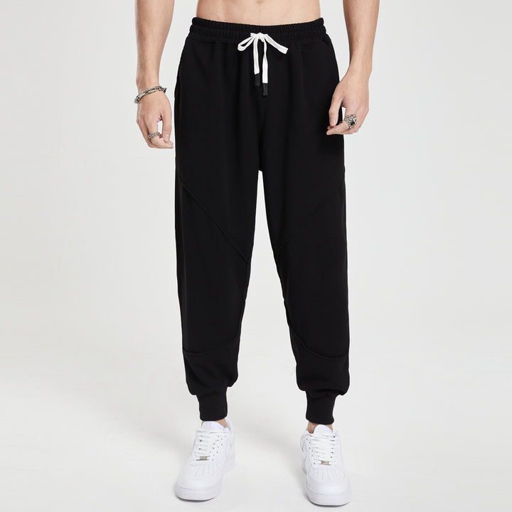 Men's sporty sweatpants with quilted design Lisslune