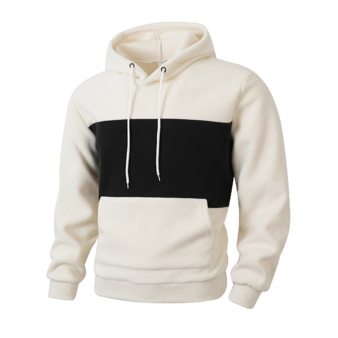 Men's fleece hoodie with innovative design Lisslune