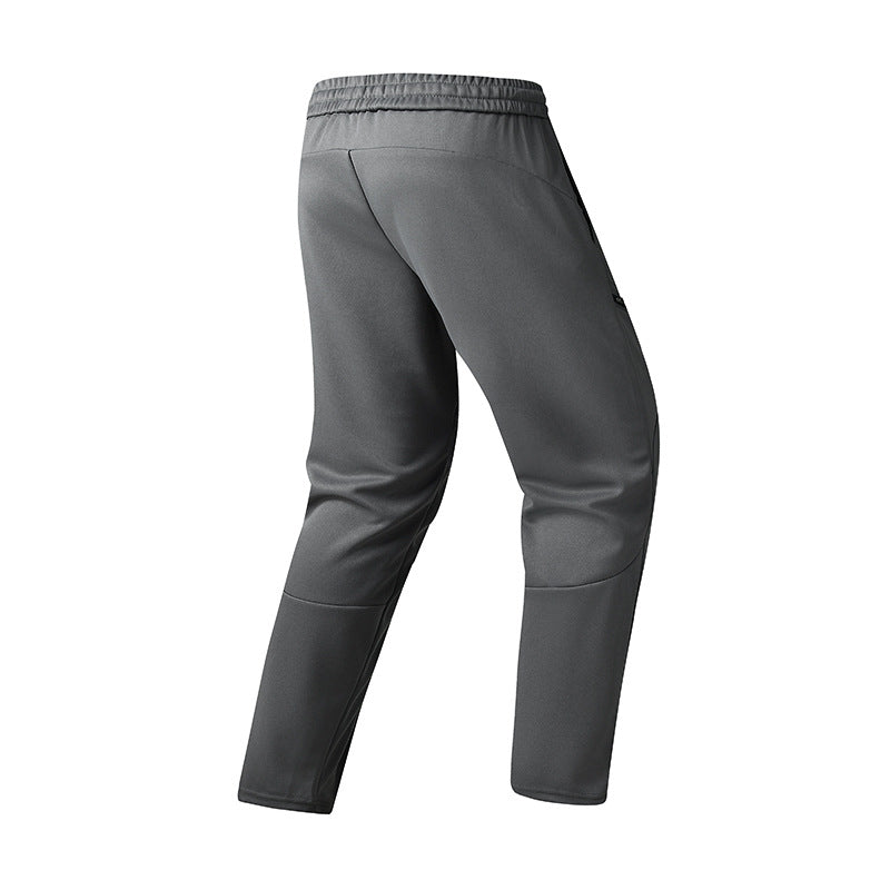 Men's Sporty Training Pants with Innovative Material Combination Lisslune