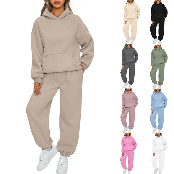 Women’s cozy hooded sweatshirt set Lisslune