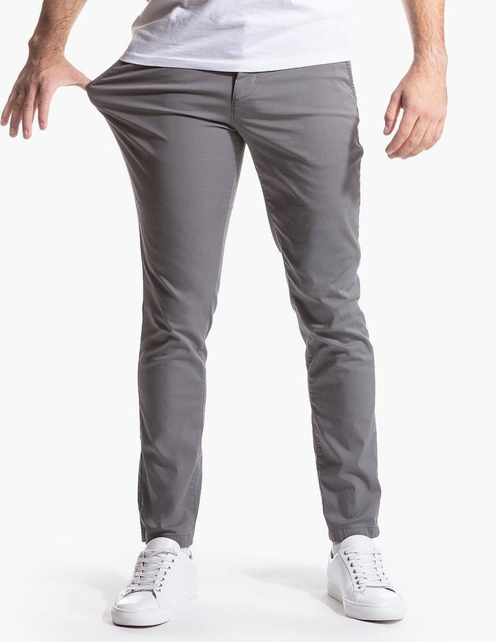 Men's elastic chino pants with fashionable cut Lisslune