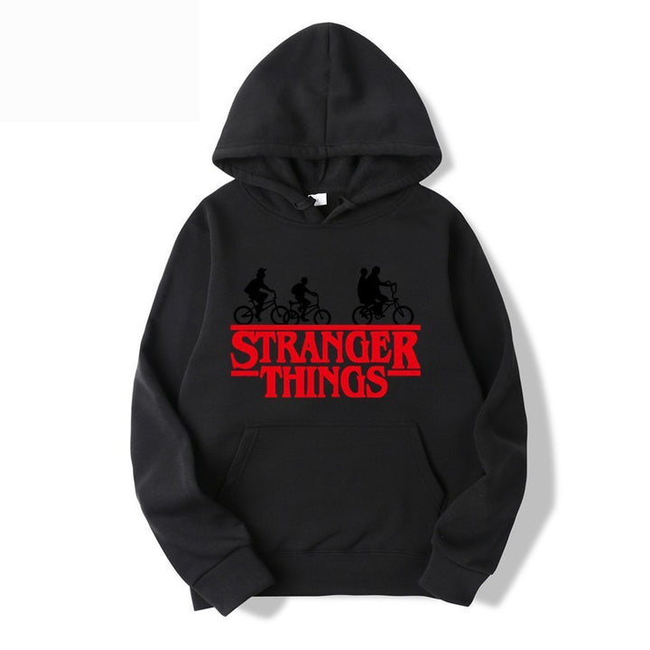 Women's hooded sweatshirt with creative Stranger Things design Lisslune
