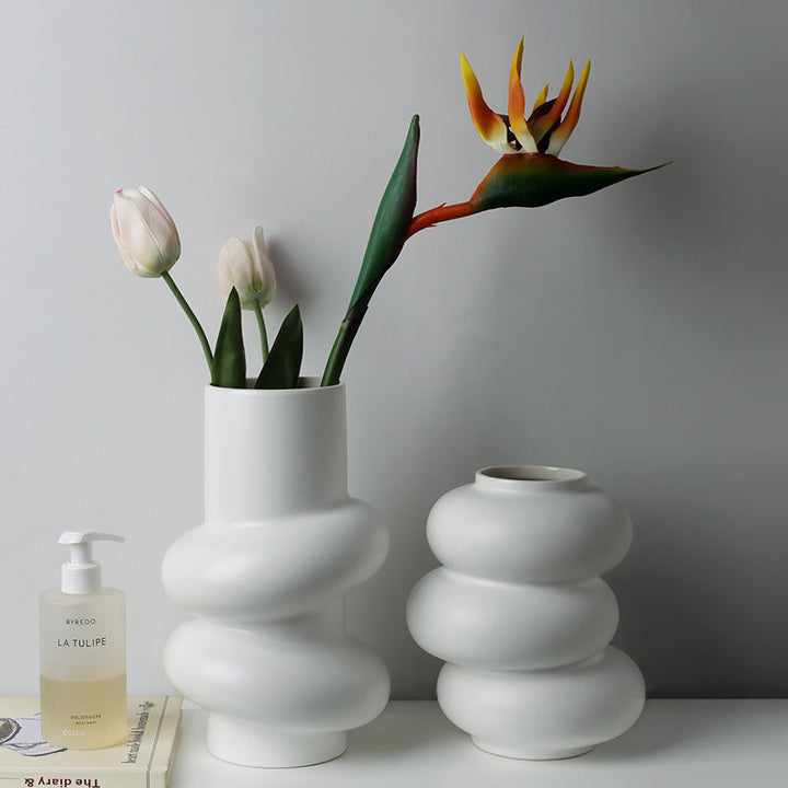 Lisslune | Pure White Special Shape Vase