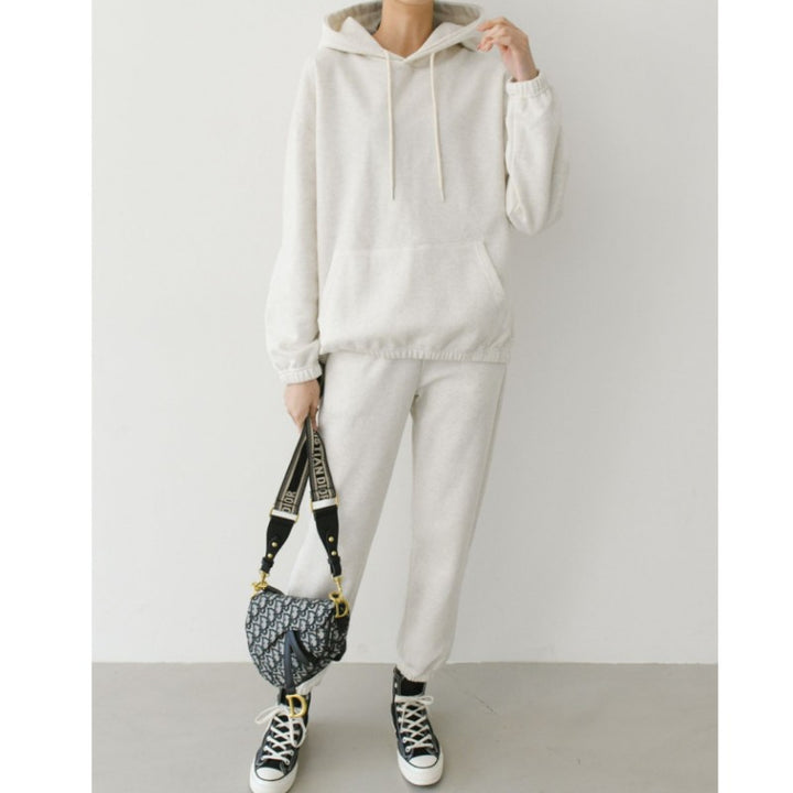 Women's Casual Hoodie and Jogging Pants Set with Elastic Waistband and Practical Pockets Lisslune