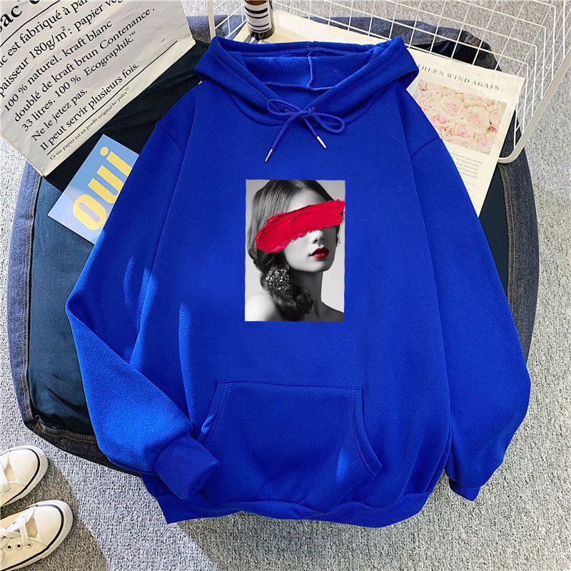 Women's hoodie with creative art design Lisslune