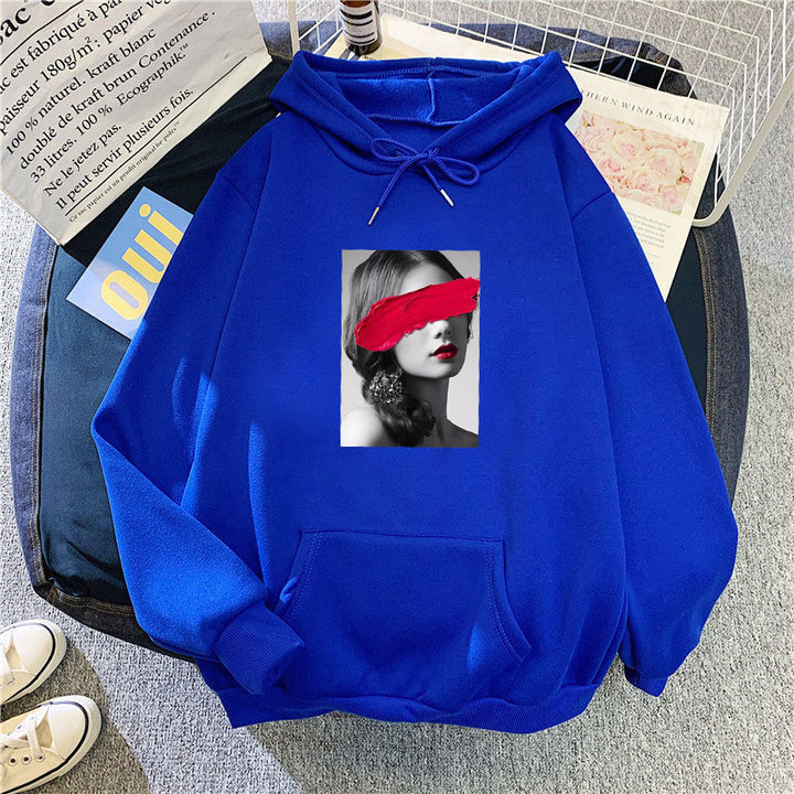 Women's hoodie with creative art design Lisslune