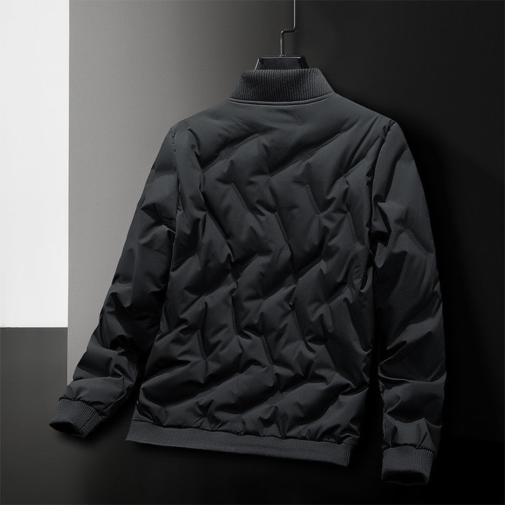 Men's stylish bomber jacket with water-repellent material and elastic cuffs Lisslune