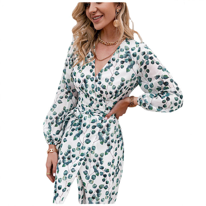 Women's maxi dress with floral pattern Lisslune