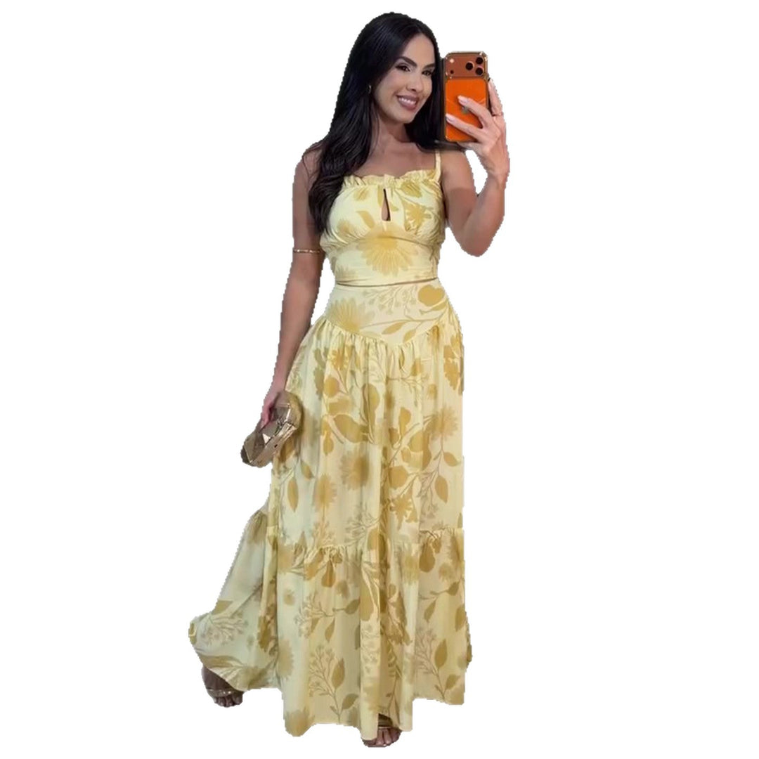 Women’s maxi dress with floral design and airy silhouette Lisslune