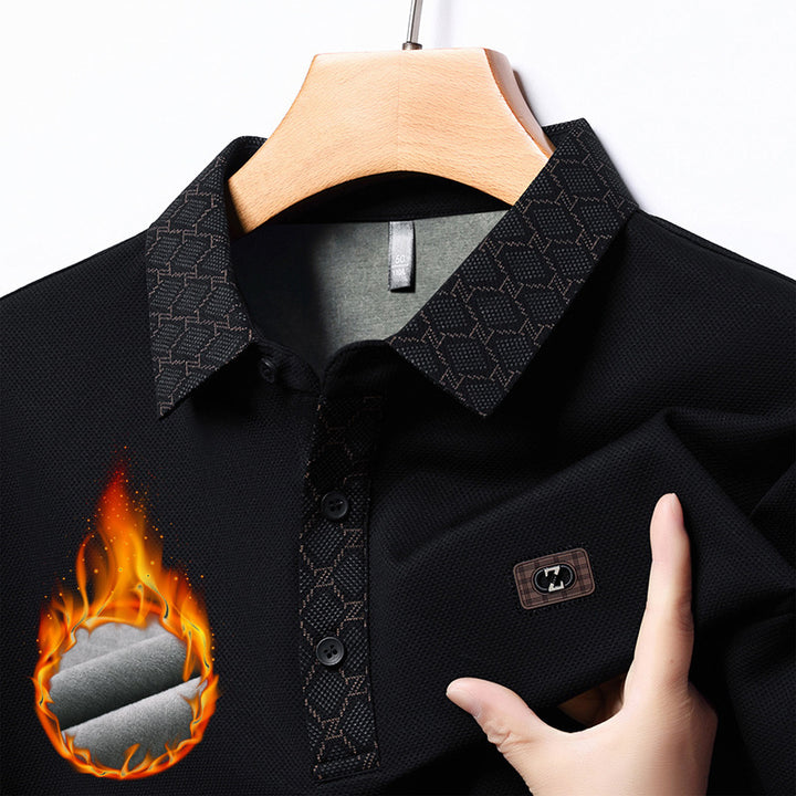 Men's geometric polo shirt Lisslune