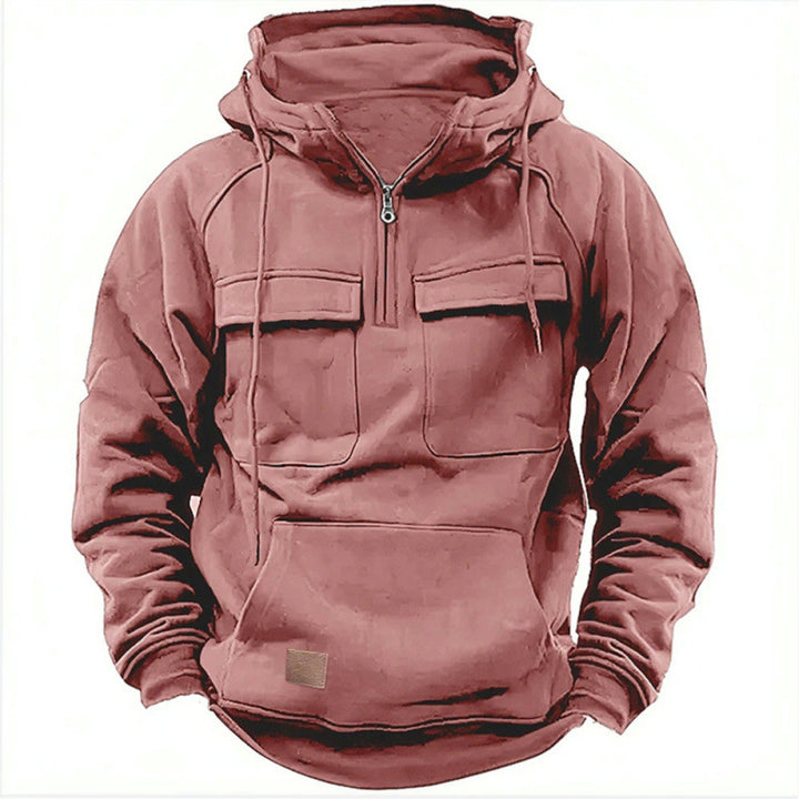 Men's Functional Hoodie with Practical Pockets Lisslune