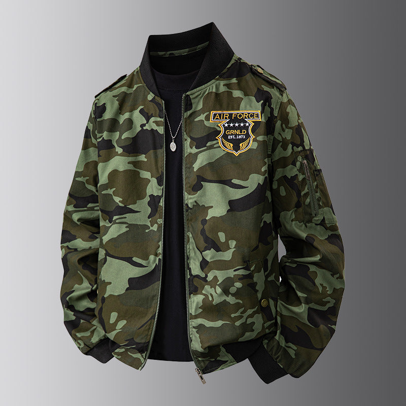 Men's Camouflage Bomber Jacket Lisslune