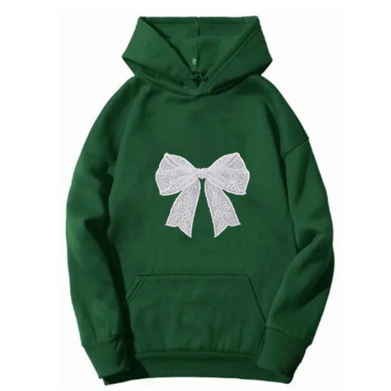 Ladies hoodie with elegant lace design Lisslune