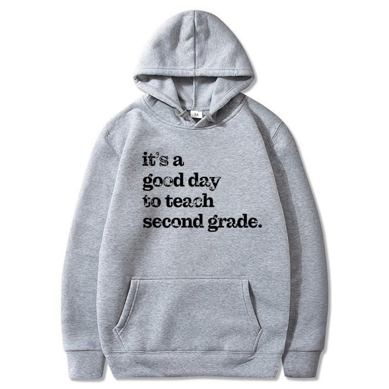 Women's hoodie with inspiring teacher quote and comfortable fit Lisslune