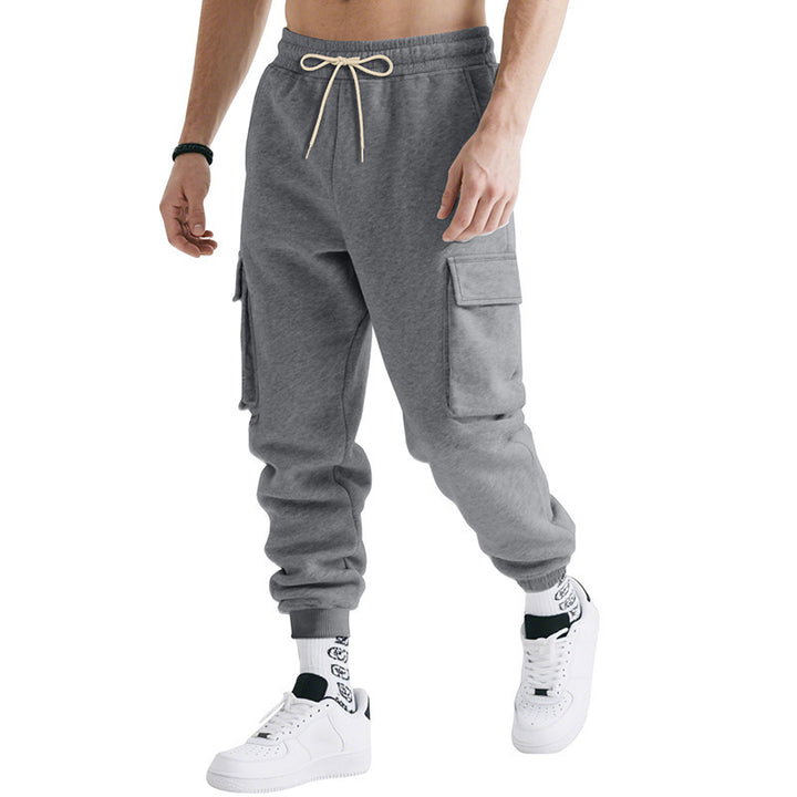 Men's cargo jogging pants with practical design and breathable material properties Lisslune