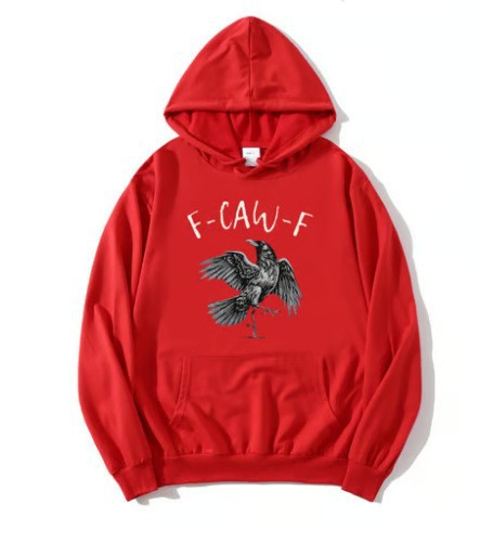 Women's hoodie with creative crow design Lisslune