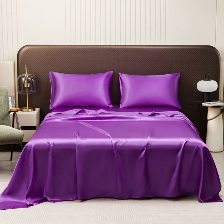 Lisslune | Cooling Silky Satin Bed Sheet