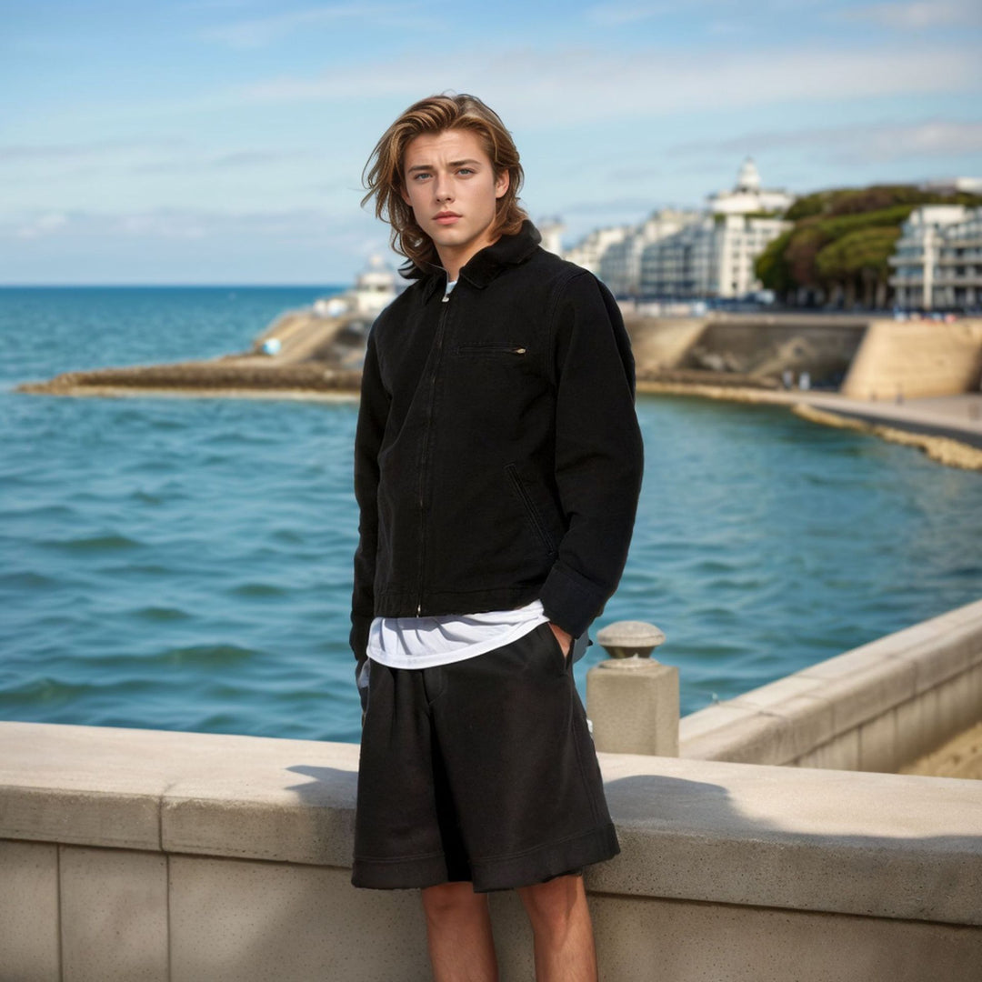 Men's Casual Bomber Jacket Lisslune