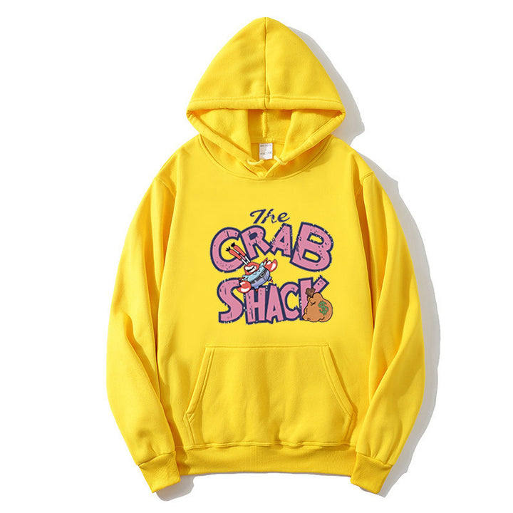 Women hoodie with creative crab motif Lisslune