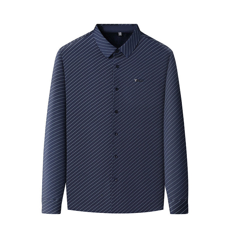 Men's striped business shirt Lisslune